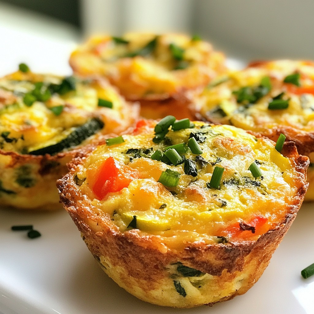 Make-ahead Meals Veggie Omelette Muffins Recipe
