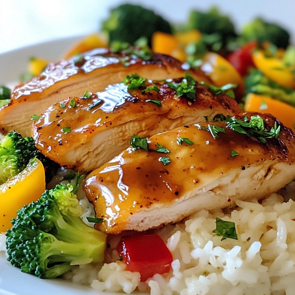 Batch Cooking Honey Mustard Chicken and Rice Delight