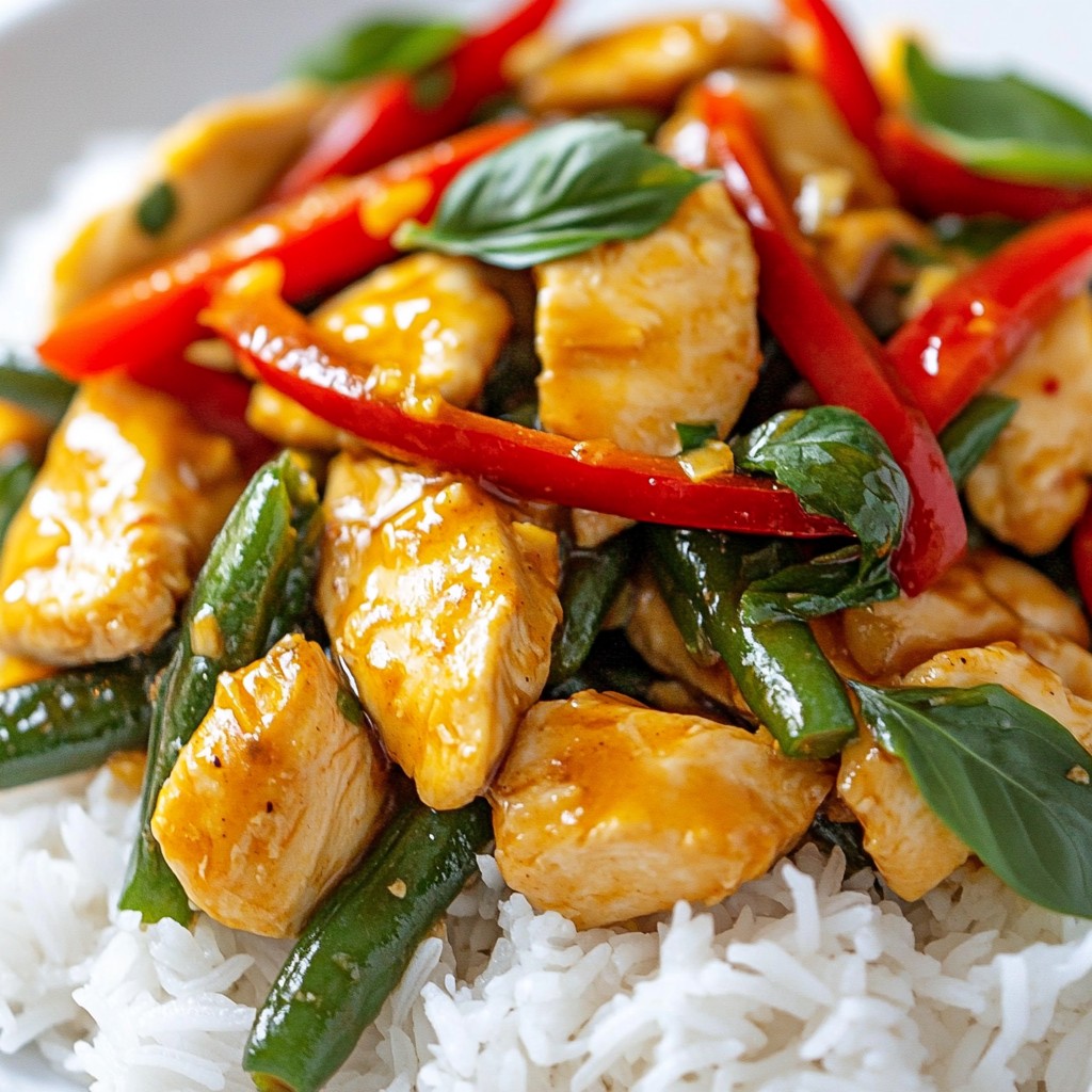 Spicy Meal Prep Thai Basil Chicken Easy and Flavorful