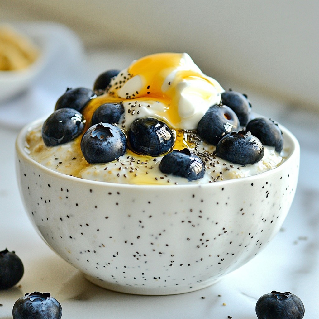 Make-ahead meals Blueberry Overnight Oats Recipe