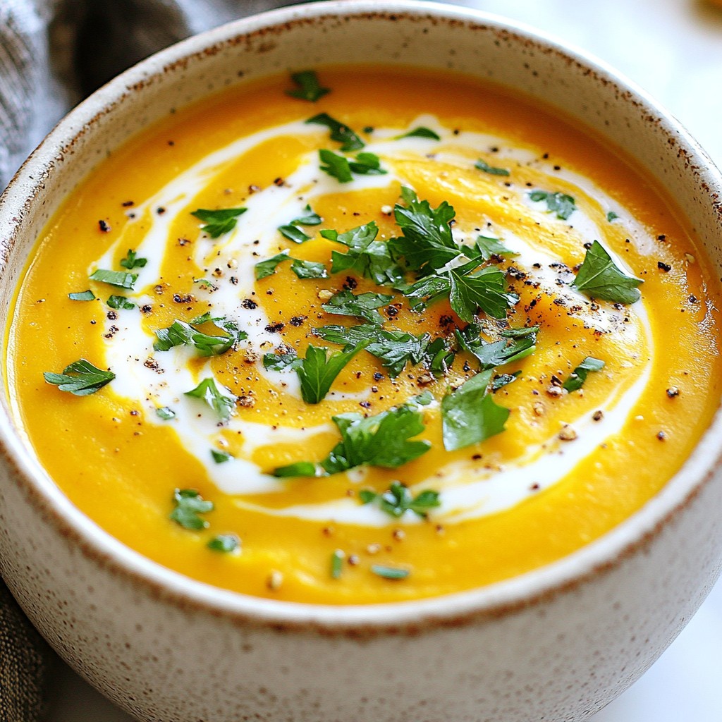Batch Cooking Creamy Pumpkin Lentil Soup Delight
