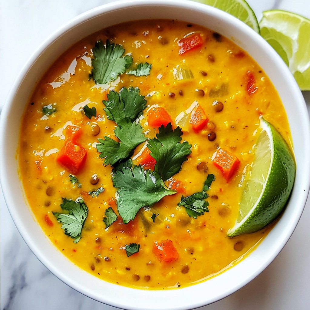 Quick Meal Prep Curried Lentil Soup Recipe Essentials