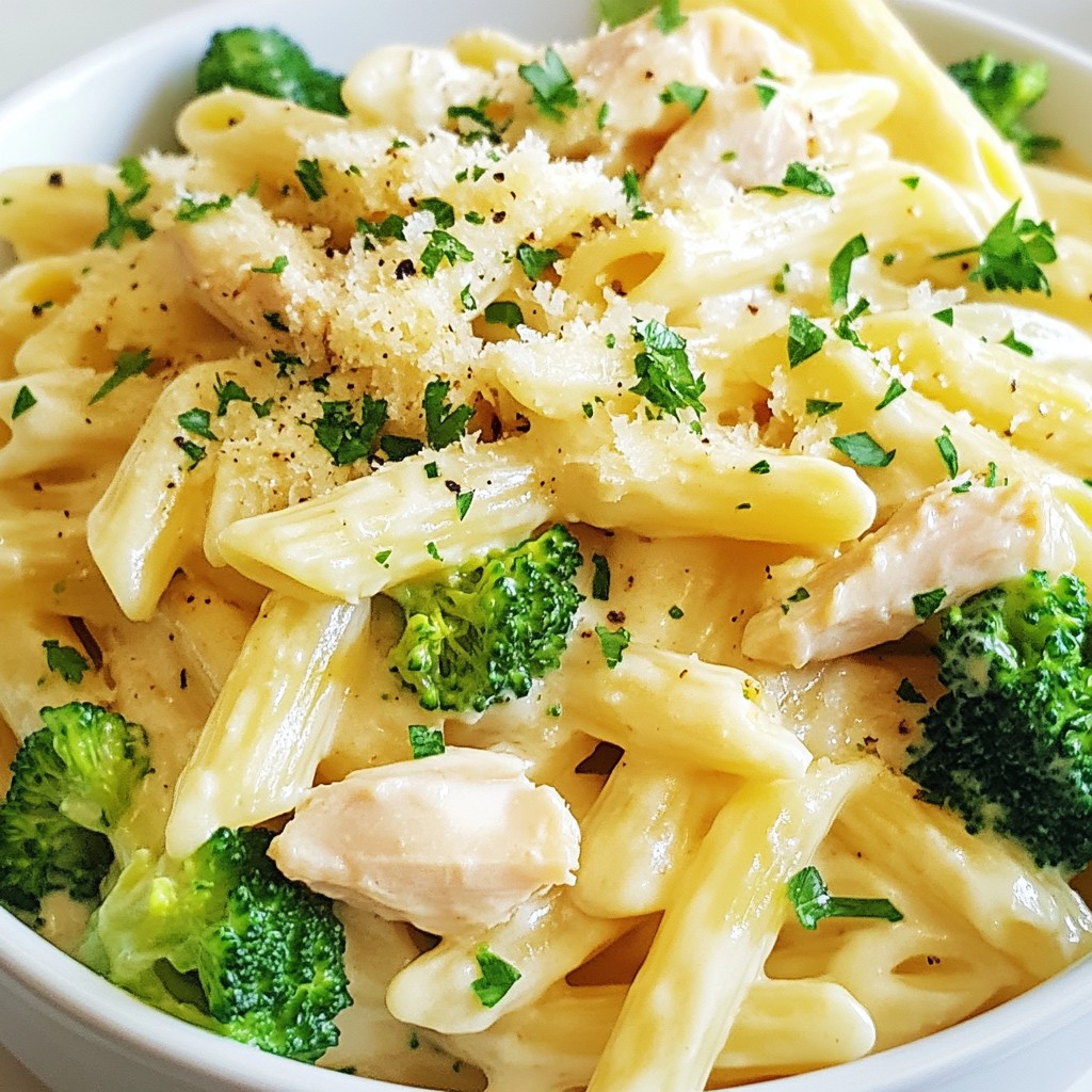 Easy Freezer Meals Chicken Alfredo Pasta Recipe