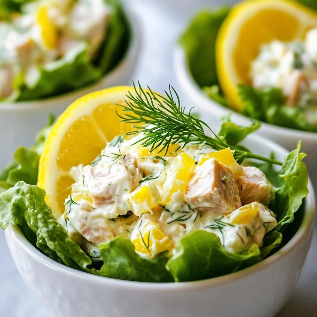 Quick Meal Prep Lemon Dill Tuna Salad Delight