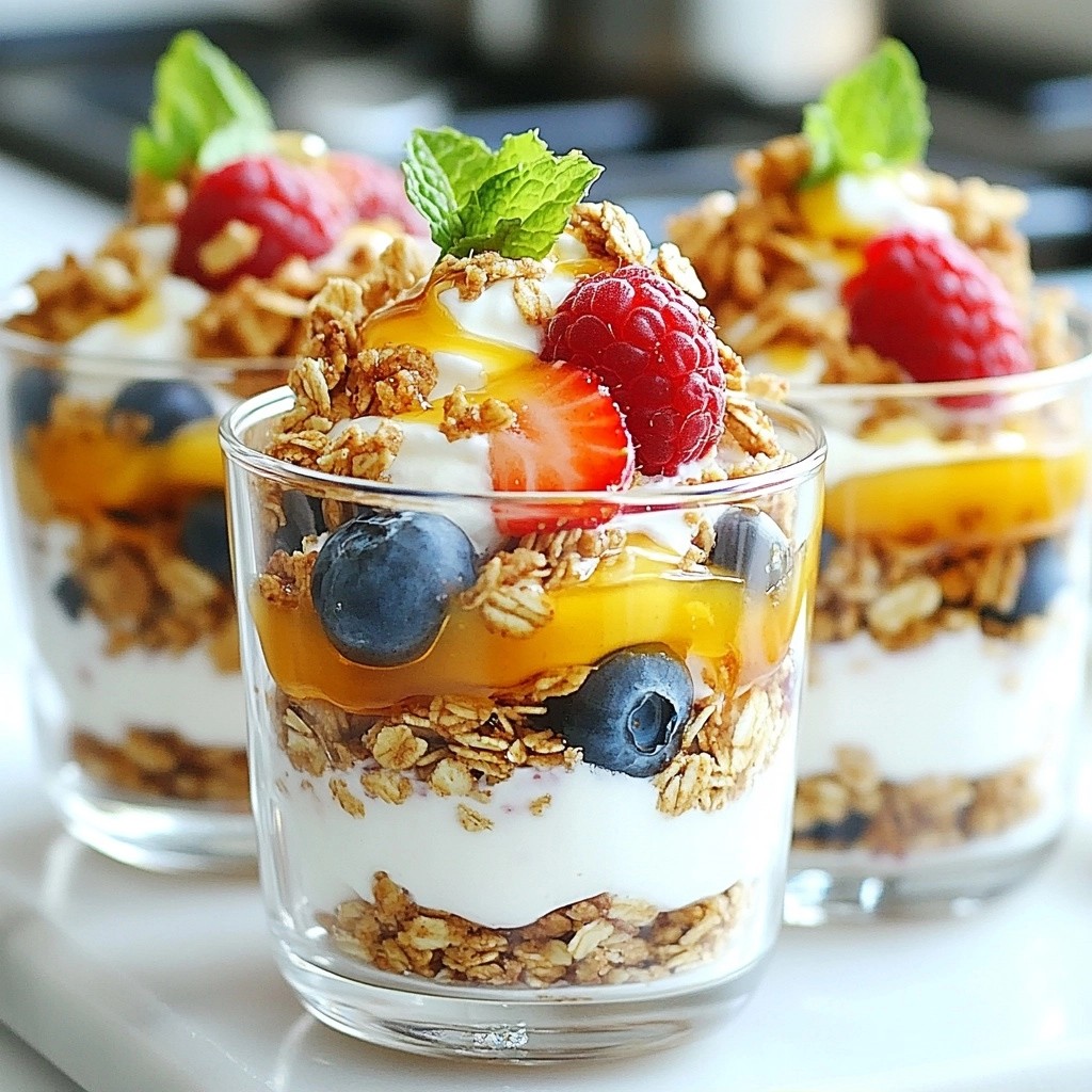 Make-ahead Meals Greek Yogurt Parfait Cups Recipe