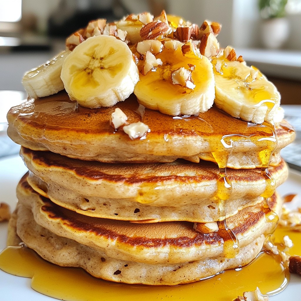 Make-ahead Meals Almond Butter Banana Pancakes Recipe