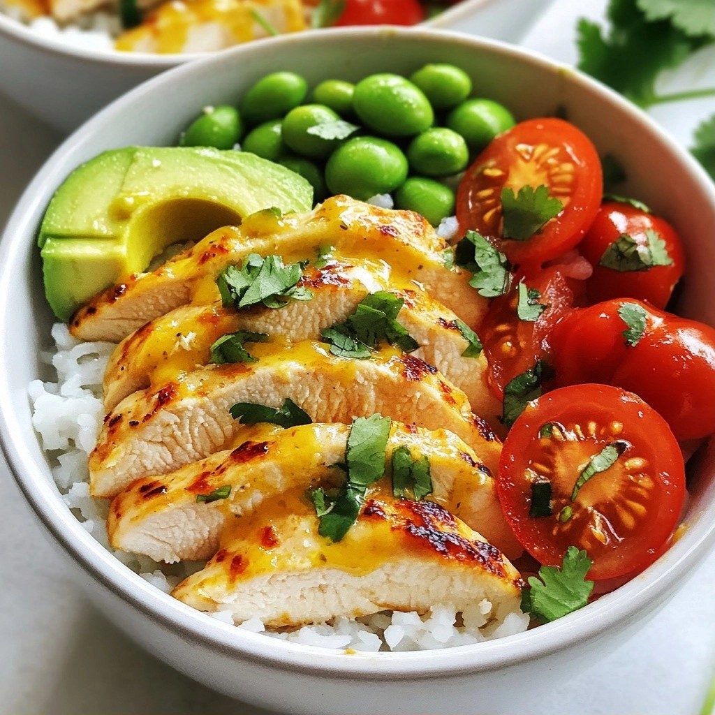 Quick Meal Prep Coconut Lime Chicken Bowls Recipe