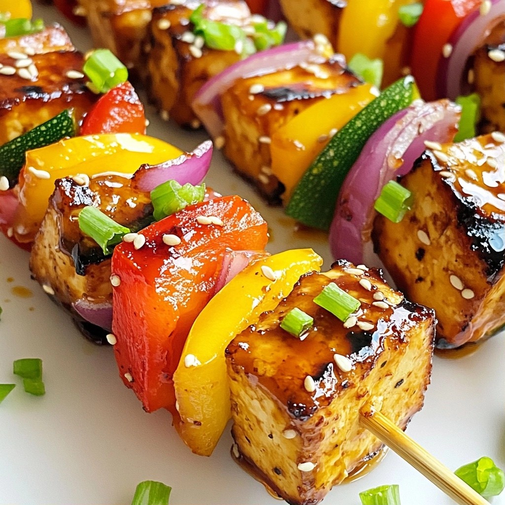 Easy Freezer Meals Teriyaki Tofu Skewers Recipe