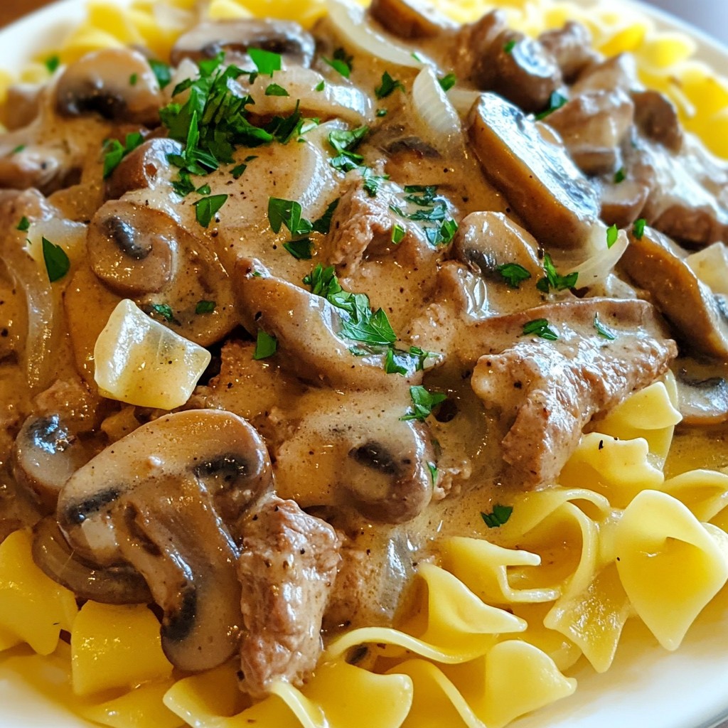 Easy Freezer Meals Beef Stroganoff Made Simple