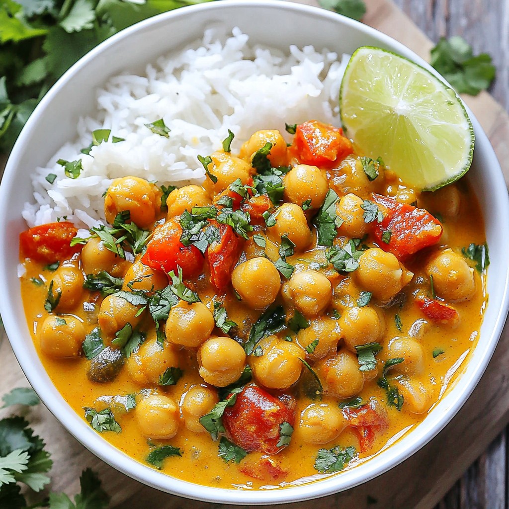 Spicy Batch Cooking Chickpea Curry Flavor Explosion