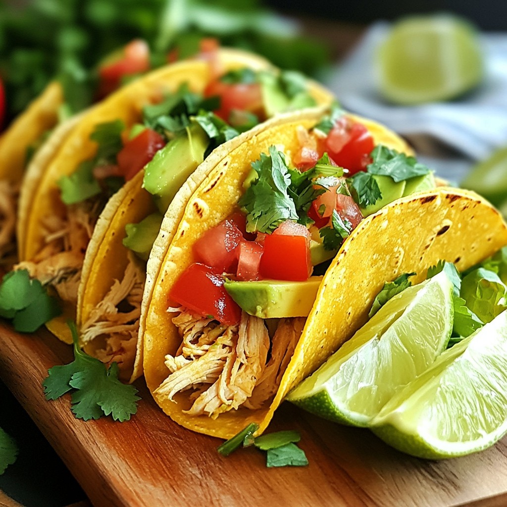 Zesty Meal Prep Lime Chicken Tacos Flavorful Delight