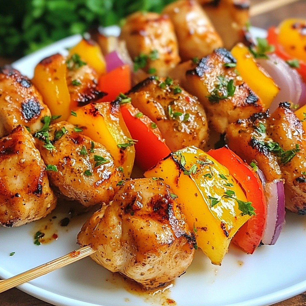 Spicy Meal Prep Garlic Chicken Skewers Recipe Guide