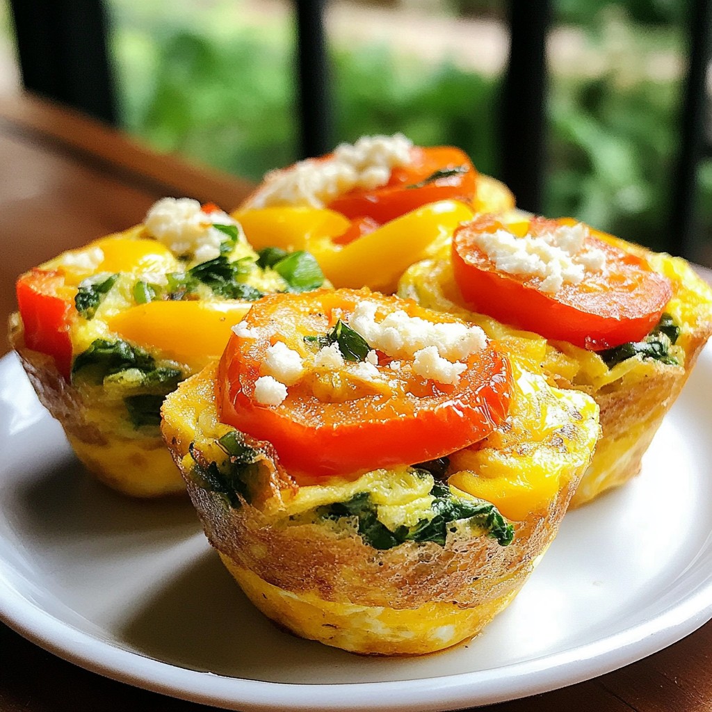 Make-ahead Meals Veggie Omelette Muffins Recipe