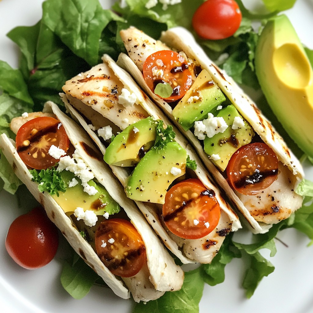 Quick Meal Prep Garlic Herb Chicken Wraps Delight