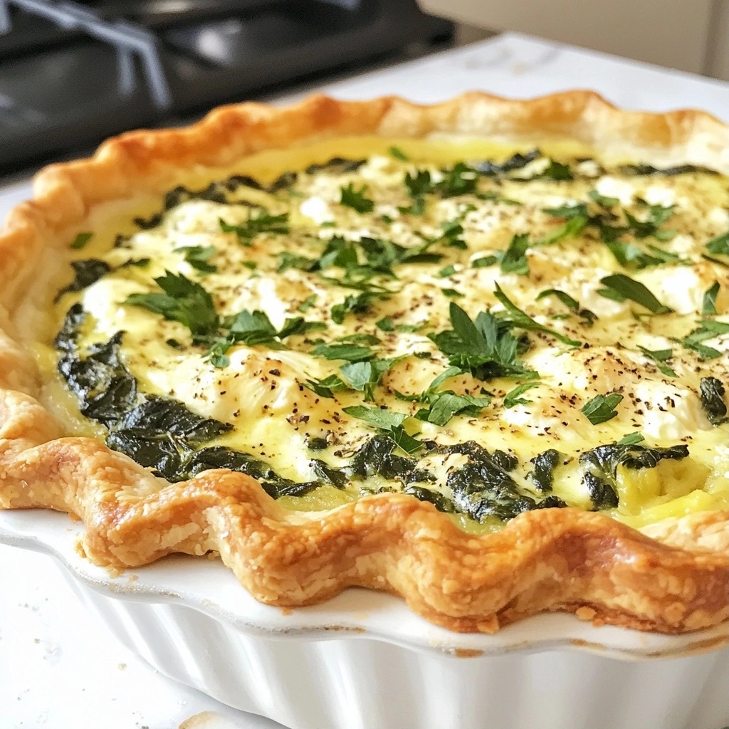 Savory Spinach Ricotta Pie Easy Make-Ahead Recipe