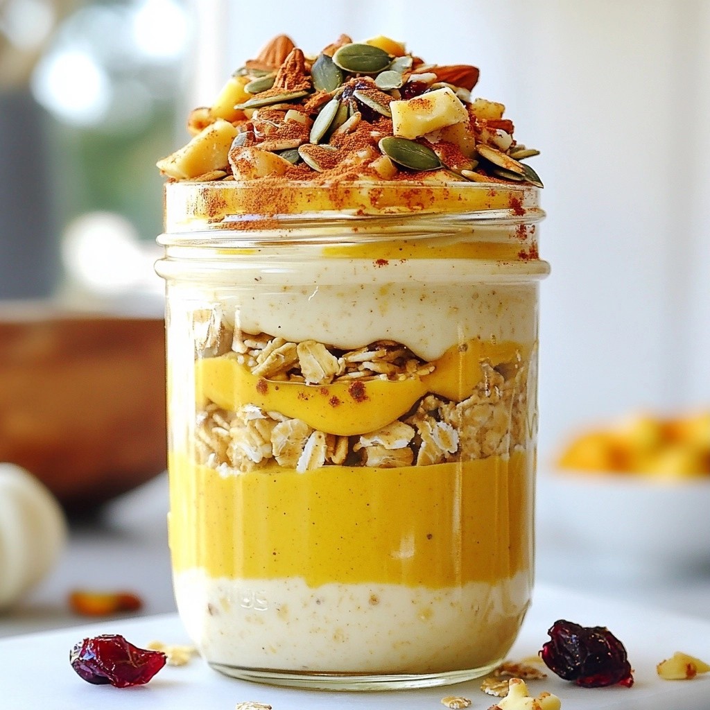 Make-ahead meals Pumpkin Spice Overnight Oats Delight