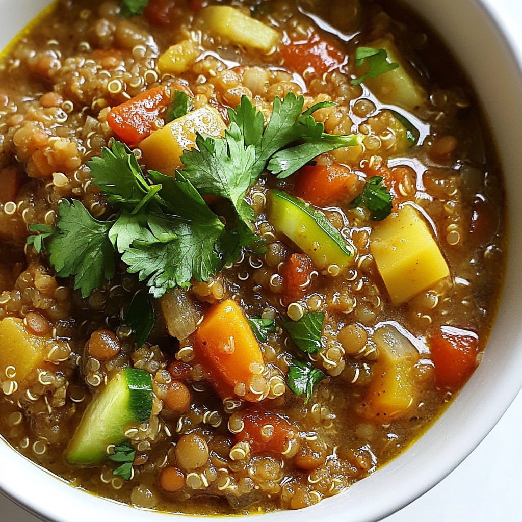 Batch Cooking Spiced Lentil and Quinoa Stew Recipe