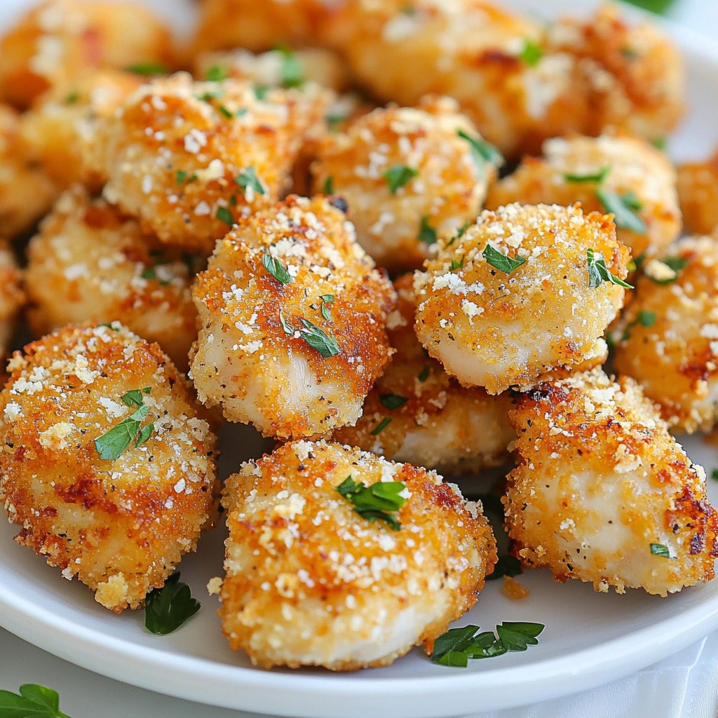 Savory Meal Prep Garlic Parmesan Chicken Bites Recipe