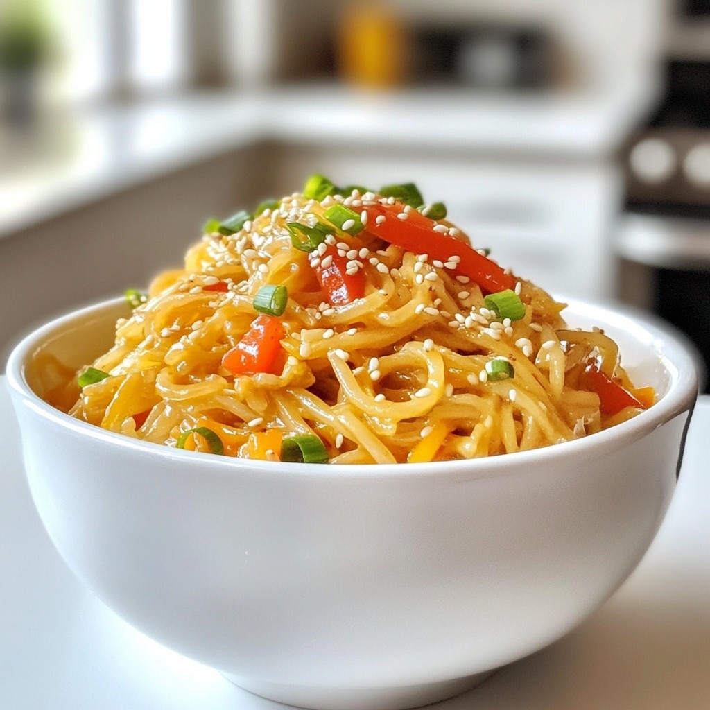 Quick Meal Prep Spicy Peanut Noodles Delight