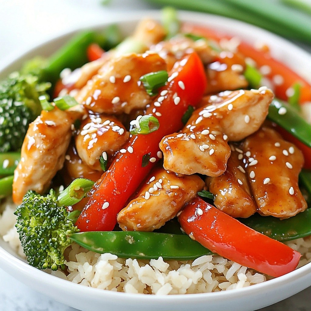Quick Meal Prep Spicy Honey Garlic Chicken Stir-Fry