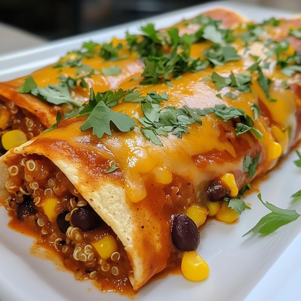Easy Freezer Meals Vegetarian Enchiladas Recipe