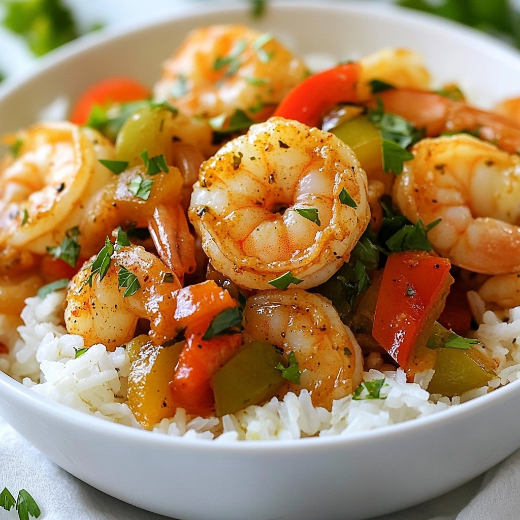 Quick Meal Prep Cajun Shrimp and Rice Delight