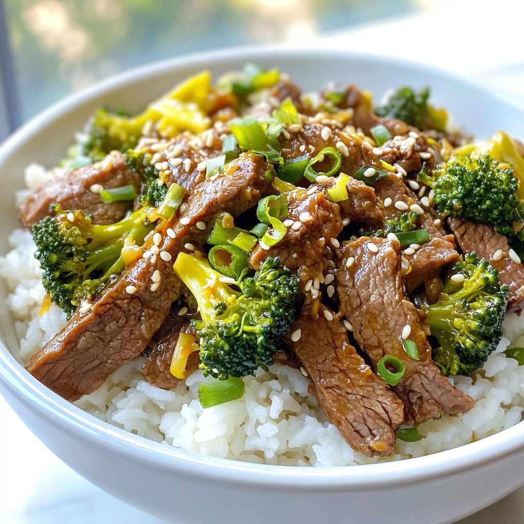 Batch Cooking Beef and Broccoli Stir Fry Delight