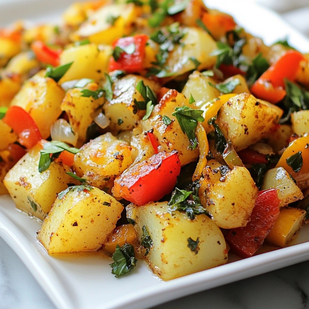 Savory Veggie Potato Hash Easy Make-Ahead Meals