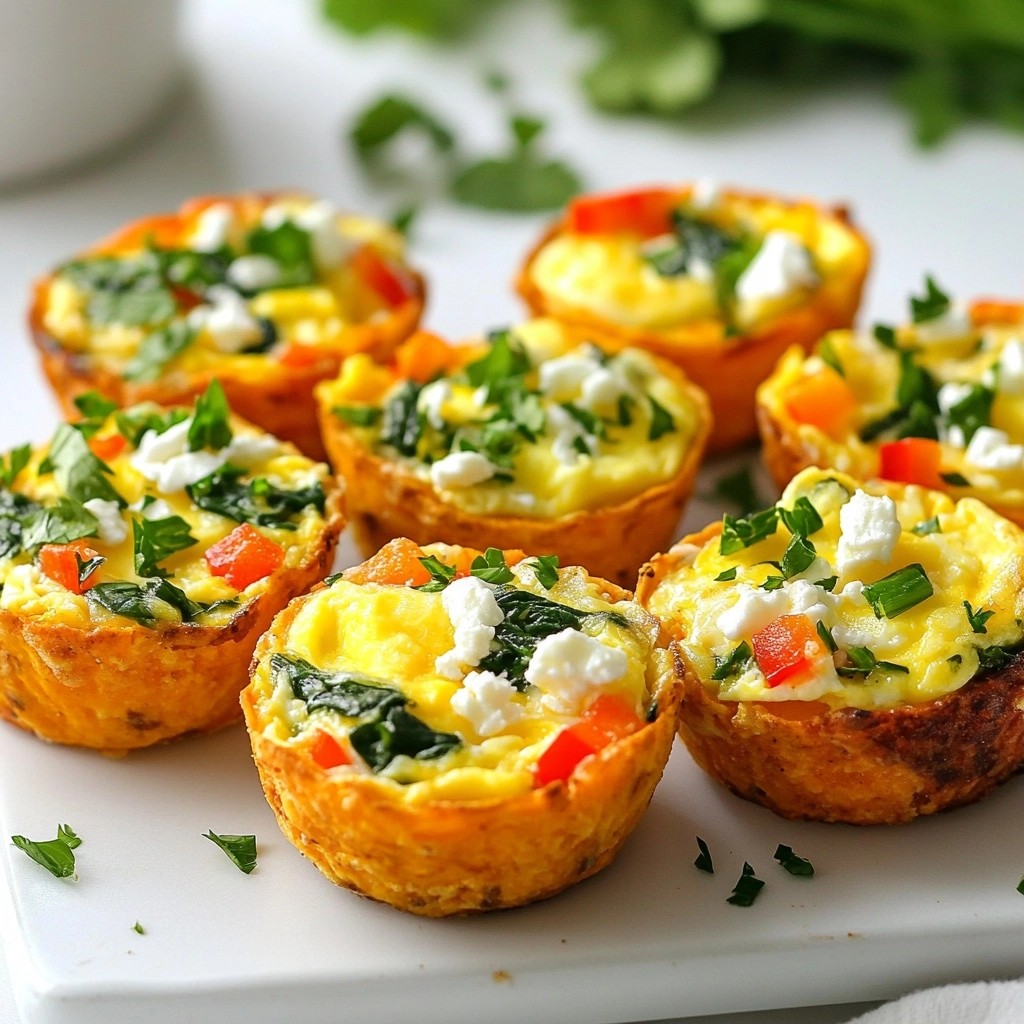 Savory Sweet Potato Egg Cups Easy Make-Ahead Meal