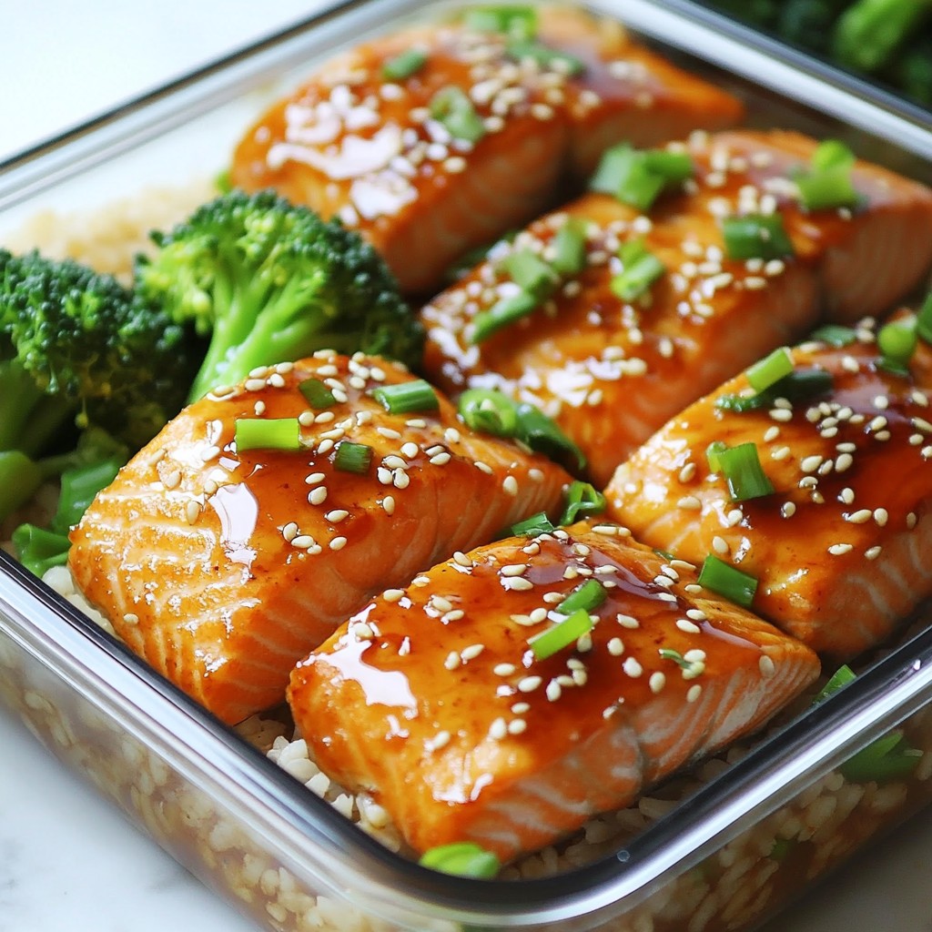 Tangy Meal Prep Teriyaki Salmon Bites Recipe