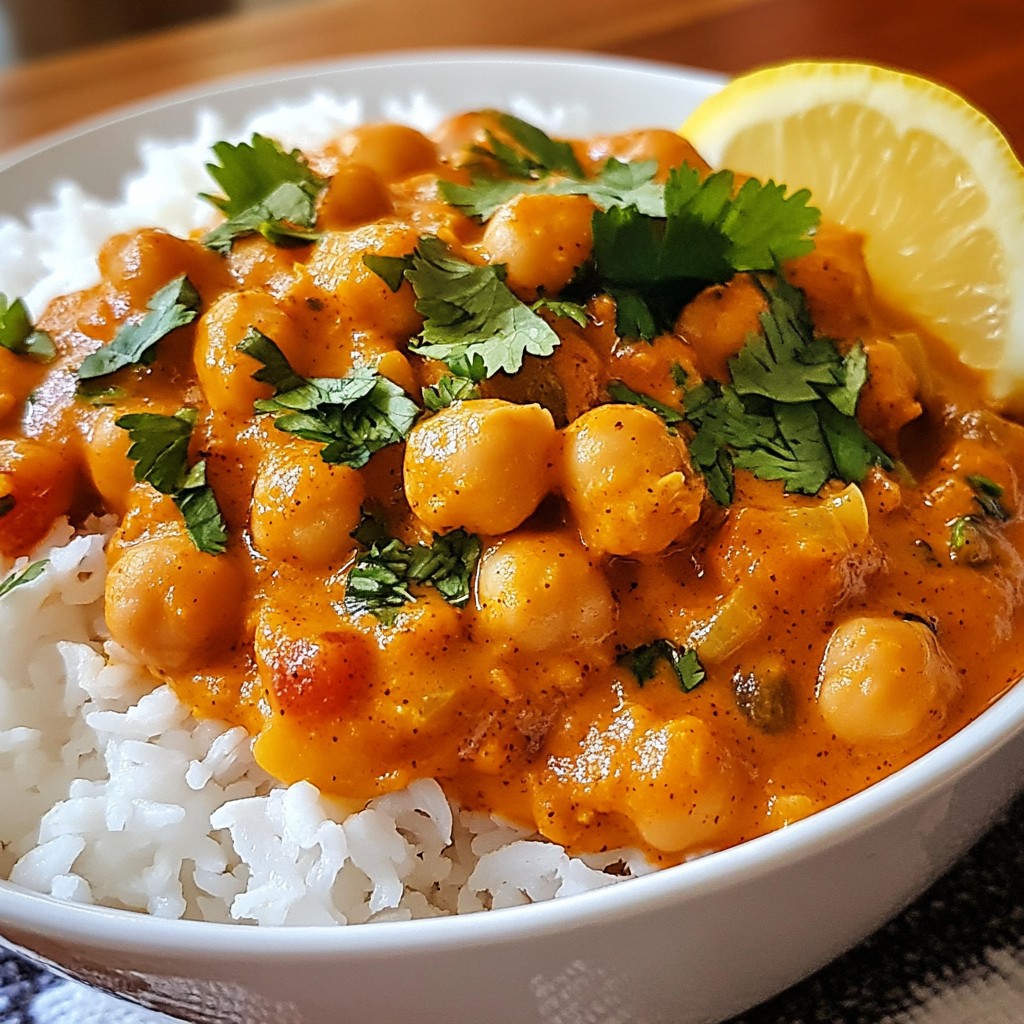 Spicy Batch Cooking Chickpea Curry Easy and Tasty