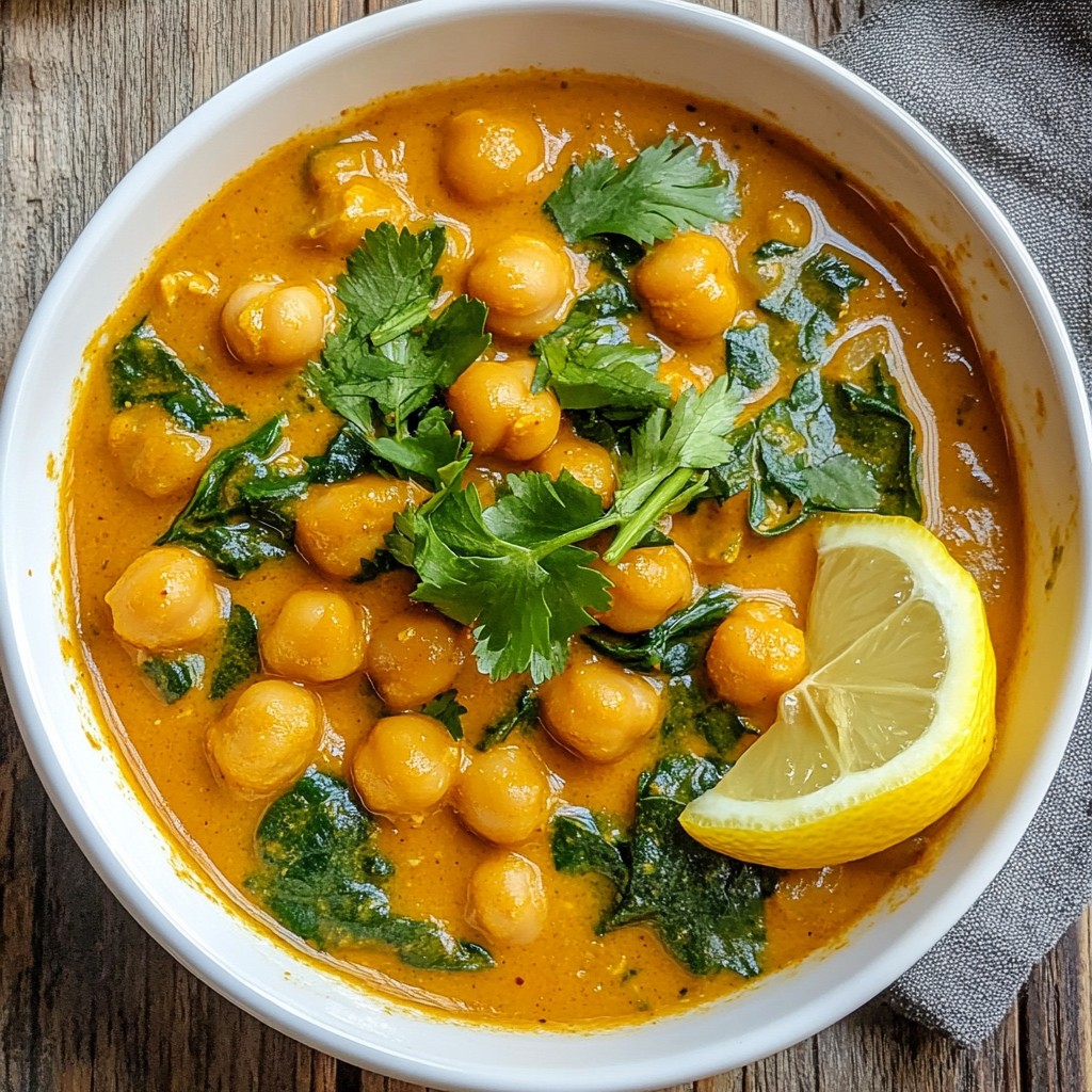 Spicy Batch Cooking Chickpea Curry for Meal Prep