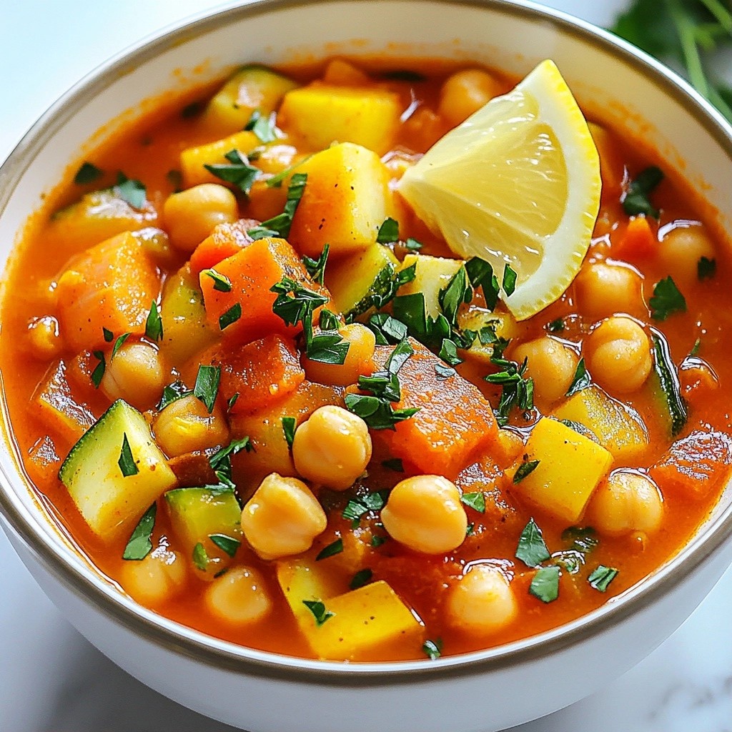 Batch Cooking Spicy Mediterranean Chickpea Stew Easy