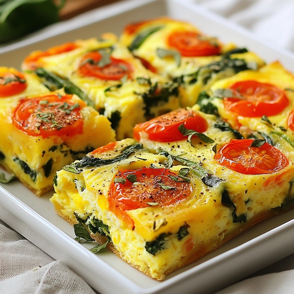 Savory Veggie Egg Bake Tasty Make-Ahead Meal