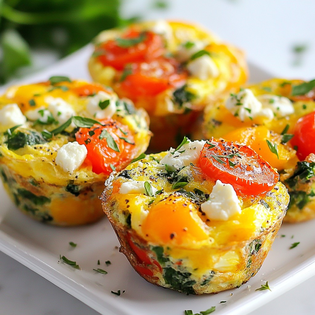 Make-ahead Meals Veggie Omelette Muffins Recipe
