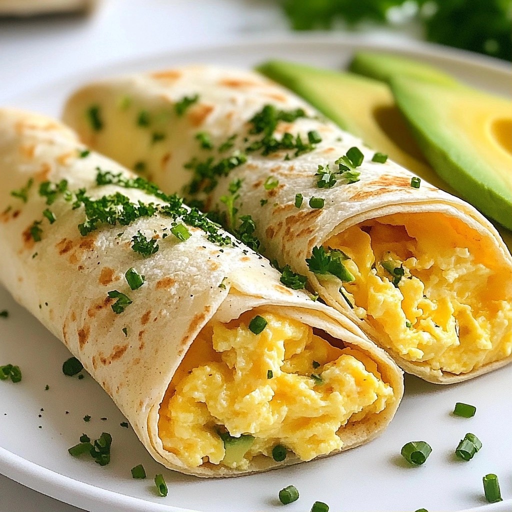 Savory Cheese and Herb Breakfast Wraps for Easy Mornings