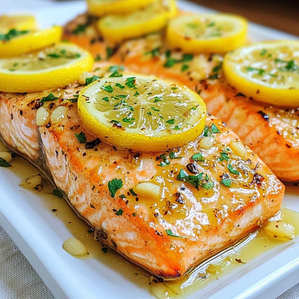 Zesty Meal Prep Lemon Garlic Salmon Fillets Recipe