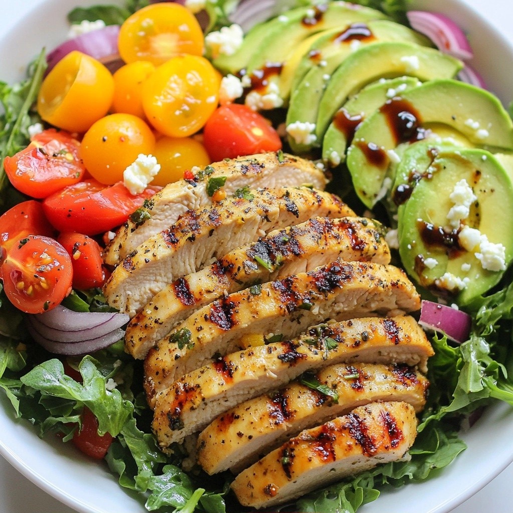 Healthy Meal Prep Grilled Herb Chicken Salad Recipe