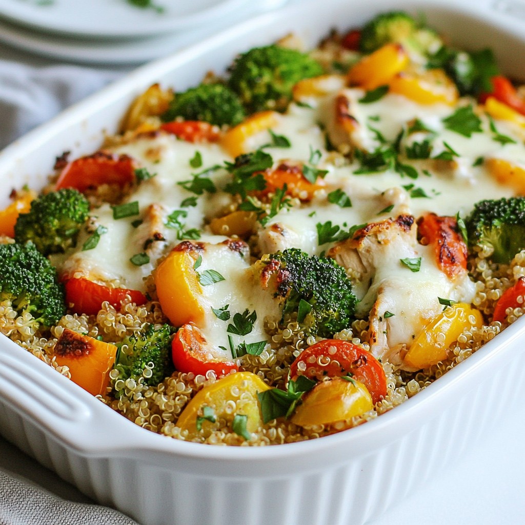 Savory Batch Cooking Chicken Quinoa Bake Recipe