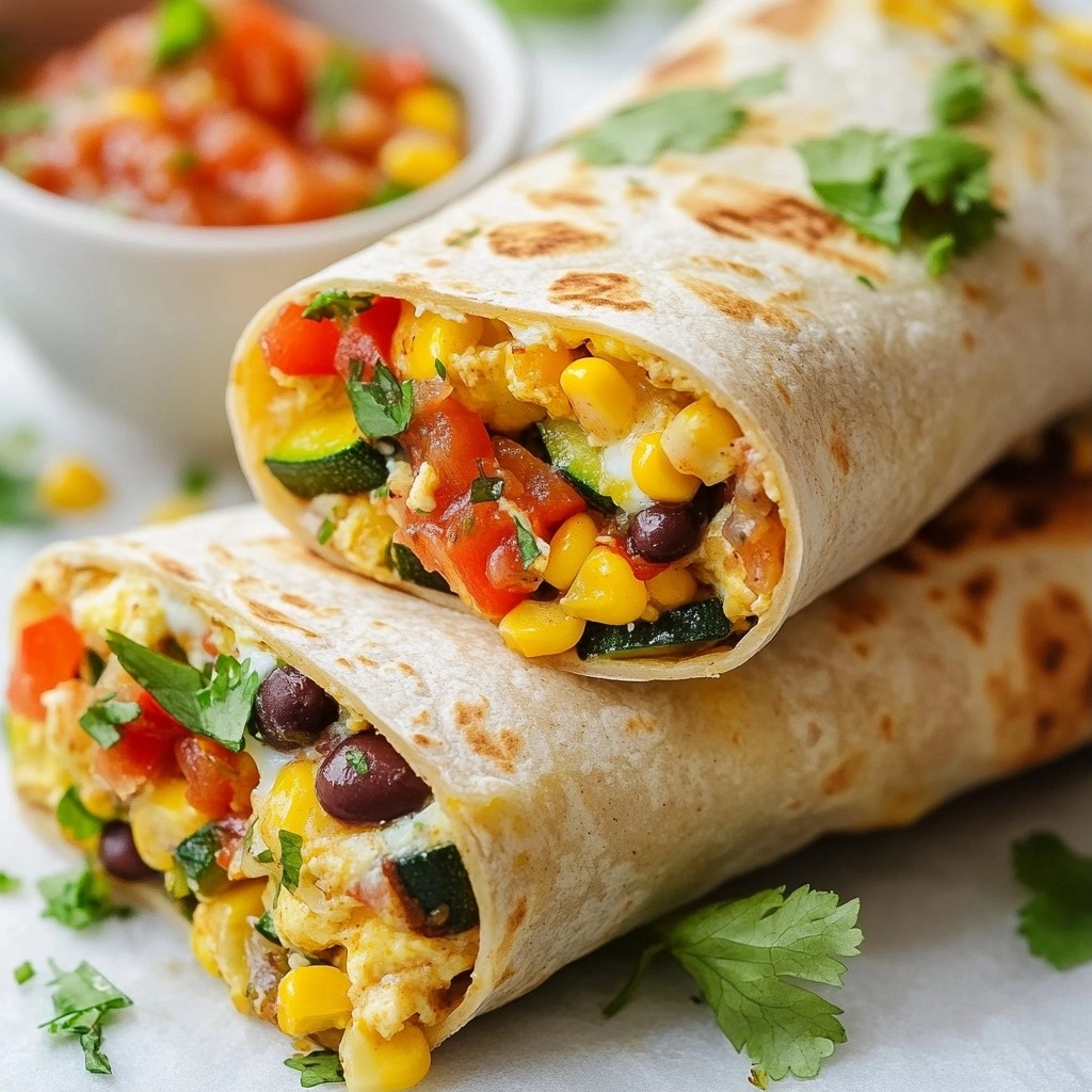 Savory Vegetable Breakfast Burritos Make-Ahead Meal Guide