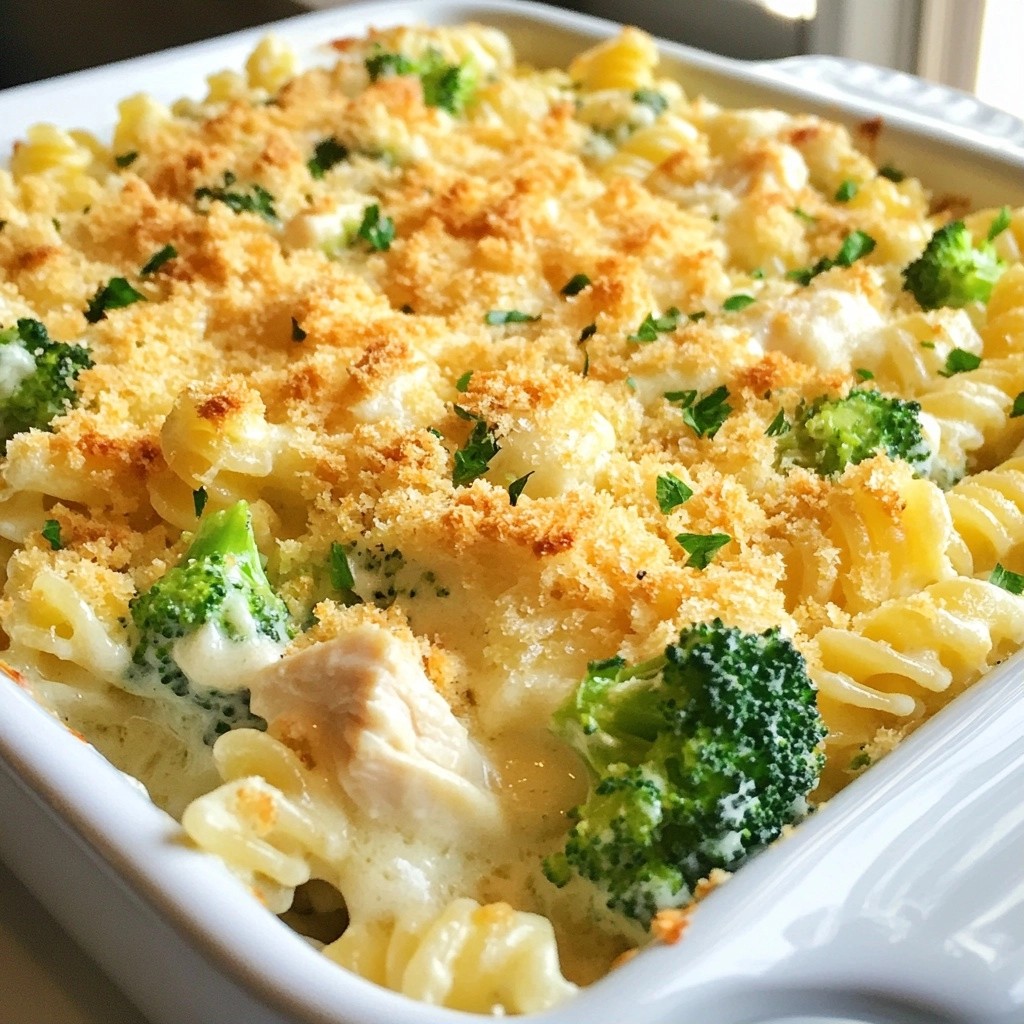 Easy Freezer Meals Creamy Chicken Alfredo Casserole