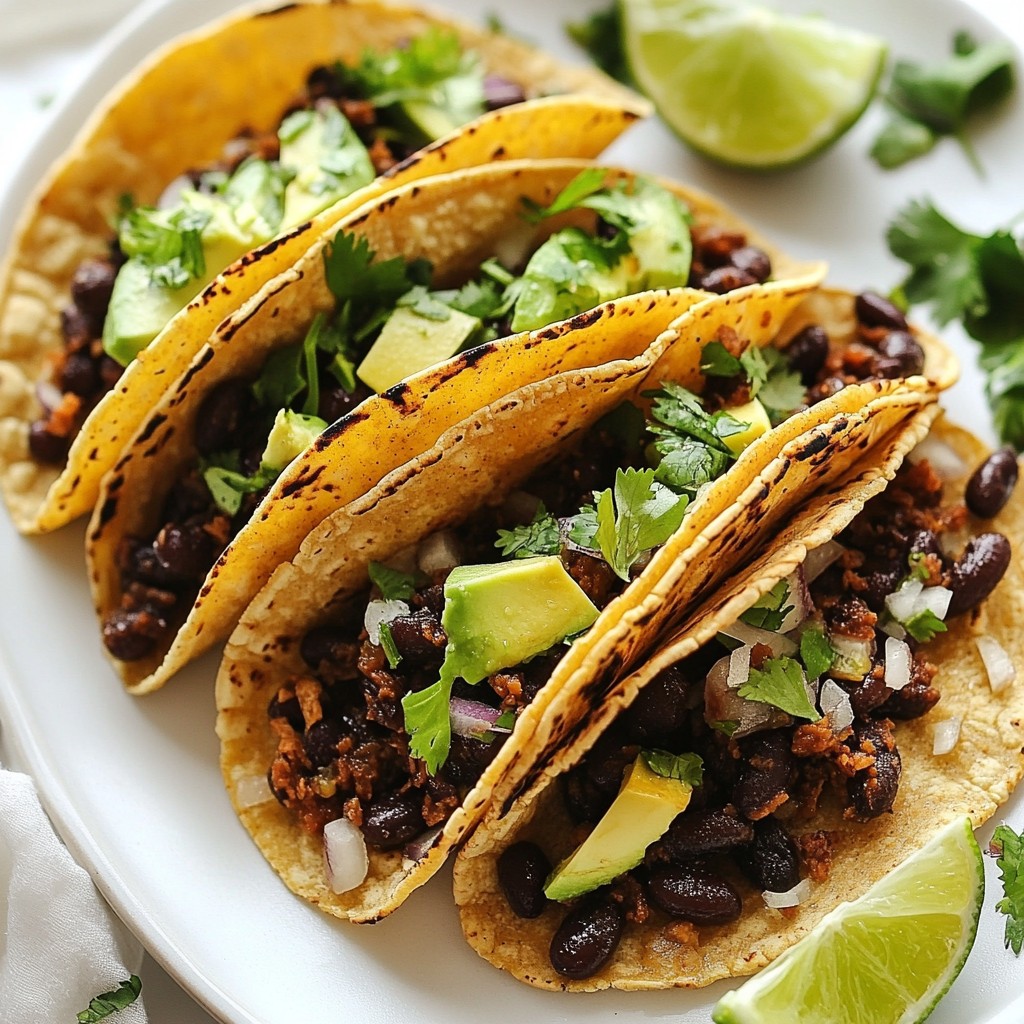 Smoky Meal Prep Black Bean Tacos Flavorful Delight