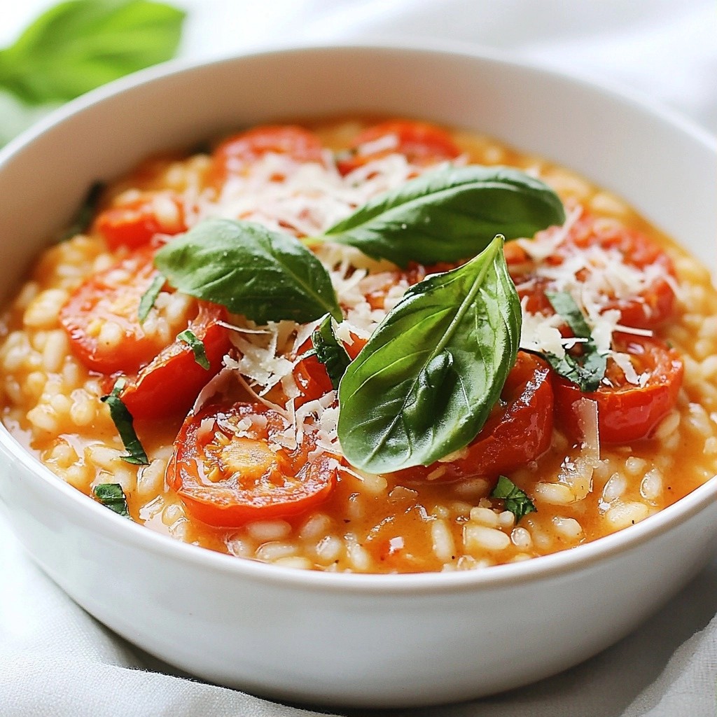 Easy Freezer Meals Creamy Tomato Risotto Delight
