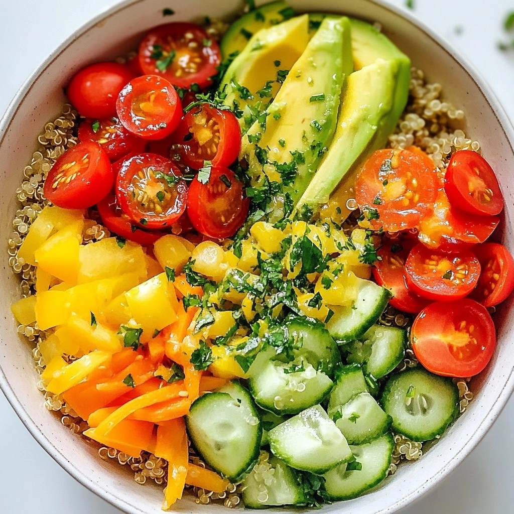 Healthy Meal Prep Lemon Herb Quinoa Bowls Recipe
