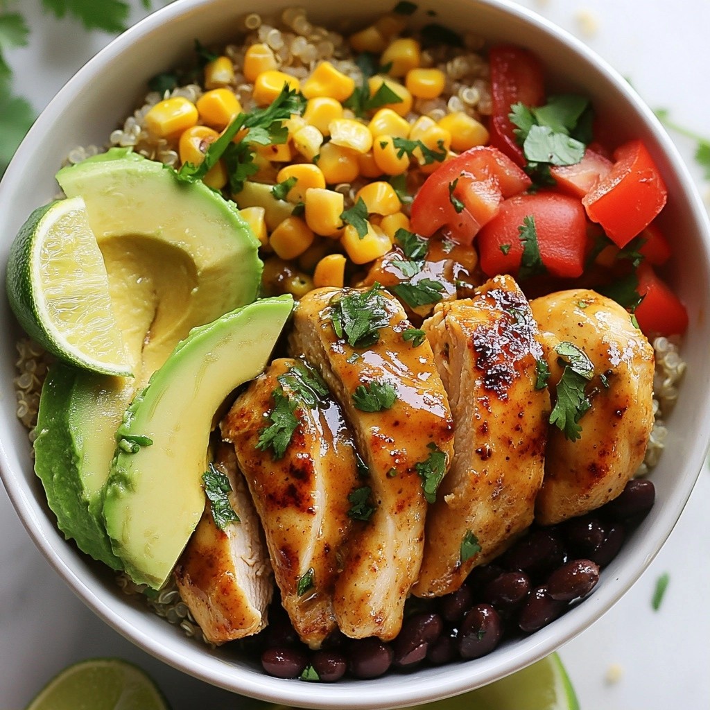 Tangy Meal Prep Honey Lime Chicken Bowls Delightful Dish