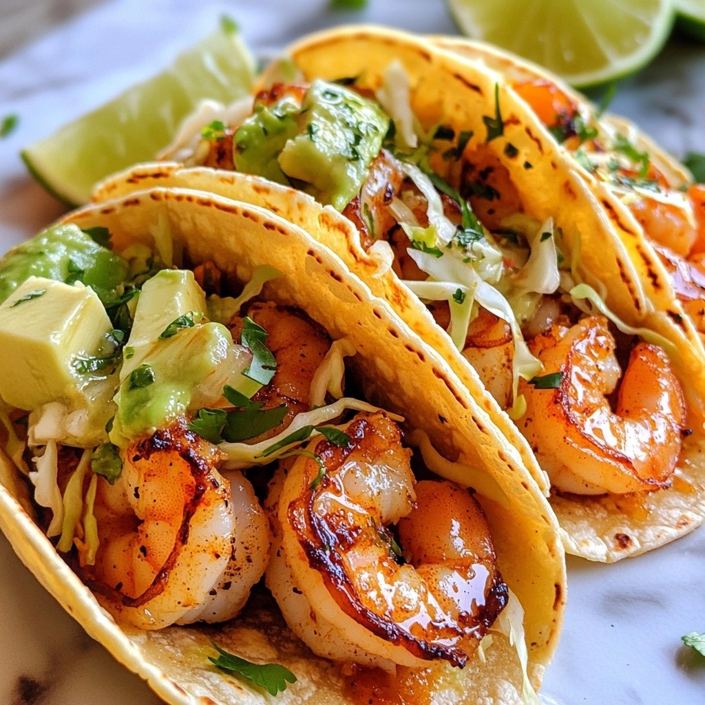 Quick Meal Prep Ginger Lime Shrimp Tacos Delight