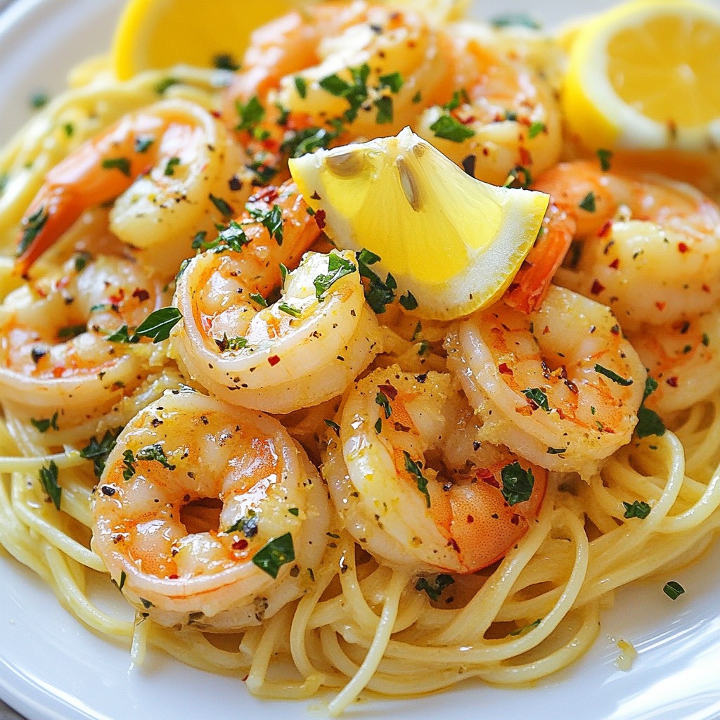 Easy Freezer Meals Lemon Butter Shrimp Scampi Delight