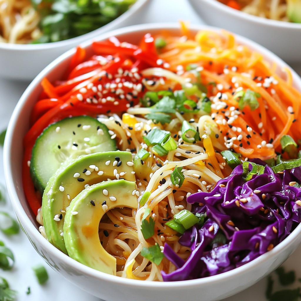 Healthy Meal Prep Asian Noodle Buddha Bowls Delight